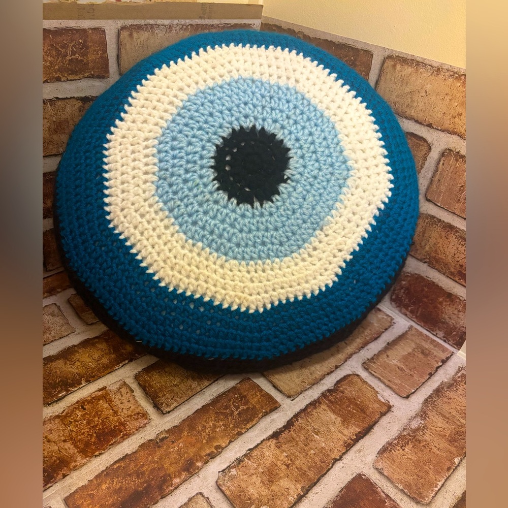 Evil eye pillow